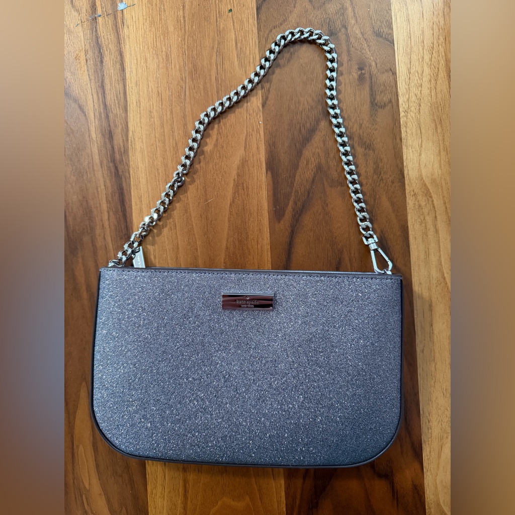 Kate Spade Kenzie Glitter Lilly Pochette In Candied Flower